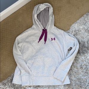 Grey Under Armor Storm Sweatshirt